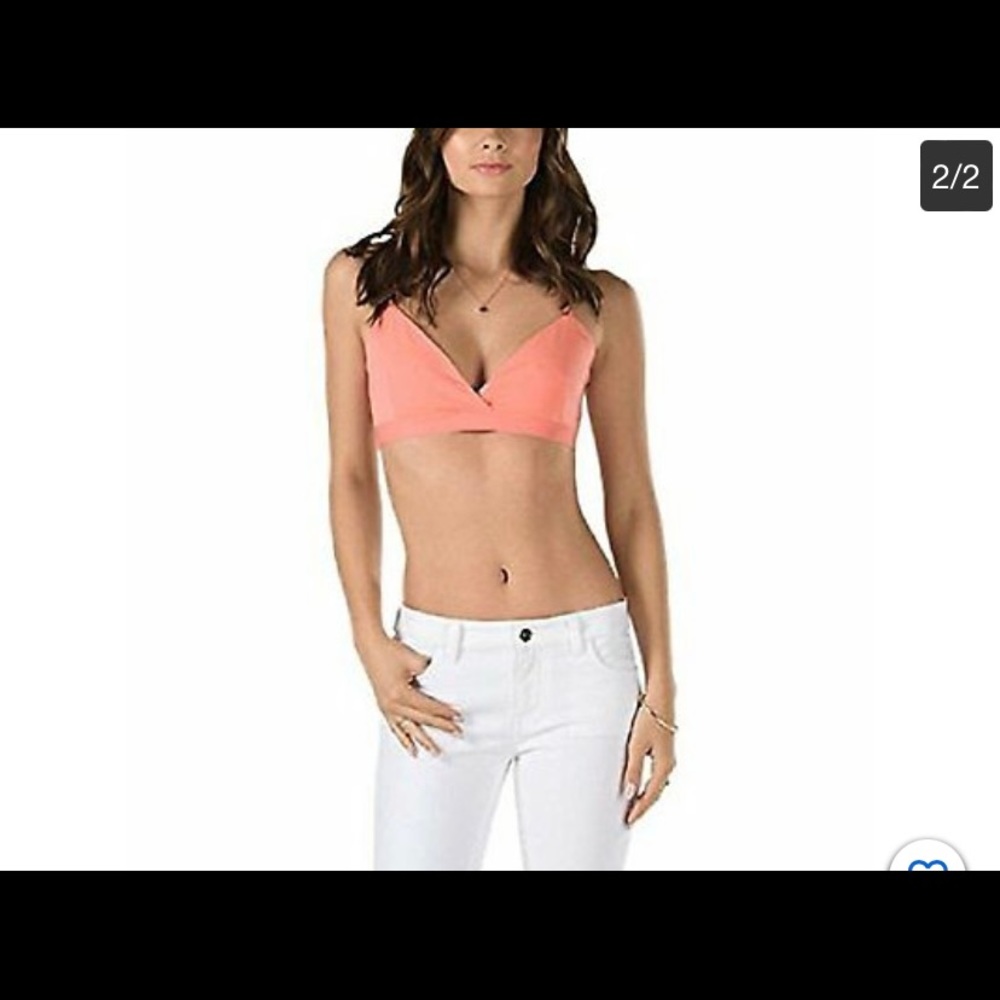 Vans Women’s Strappy Back Lady Bralette in Coral